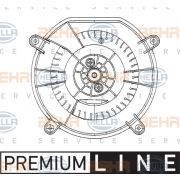 Слика 1 $на Вентилатор за парно HELLA BEHR  SERVICE  PREMIUM LINE 8EW 009 159-601