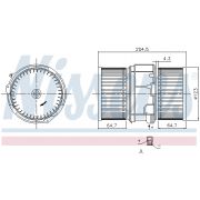 Слика 1 $на Вентилатор за парно NISSENS 87357