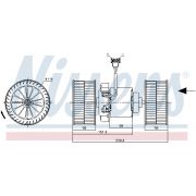 Слика 1 $на Вентилатор за парно NISSENS 87400