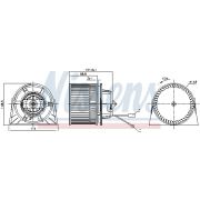 Слика 1 $на Вентилатор за парно NISSENS 87443