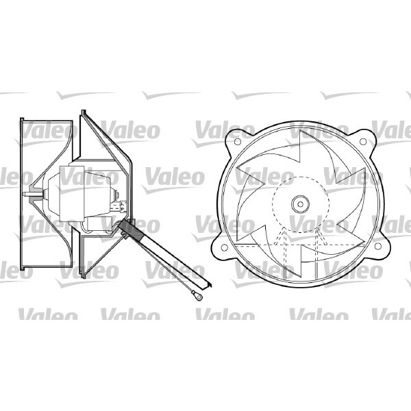 Слика на Вентилатор за парно VALEO 698429 за камион Iveco Zeta 60-8 - 86 коњи дизел