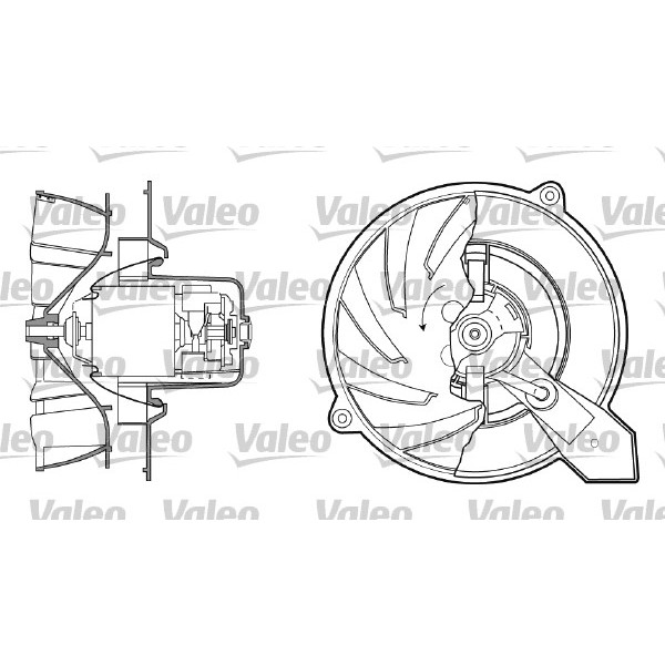 Слика на Вентилатор за парно VALEO 698434 за камион Iveco TurboTech 190-26 - 260 коњи дизел