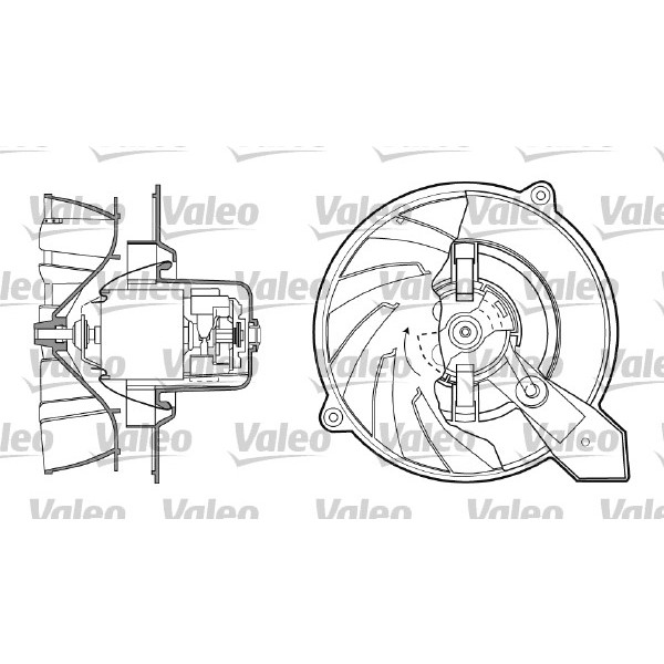 Слика на Вентилатор за парно VALEO 698435 за камион Iveco TurboTech 190-32 T - 318 коњи дизел