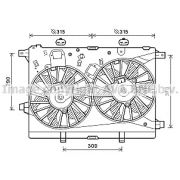 Слика 1 на Вентилатор за радиатор AVA QUALITY COOLING AL7517