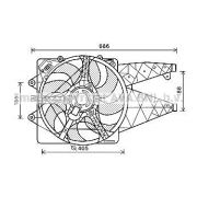 Слика 1 на Вентилатор за радиатор AVA QUALITY COOLING AL7523