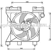 Слика 1 на Вентилатор за радиатор AVA QUALITY COOLING CN7547