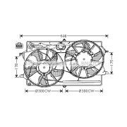 Слика 1 $на Вентилатор за радиатор AVA QUALITY COOLING FD7510