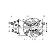 Слика 1 на Вентилатор за радиатор AVA QUALITY COOLING FD7514