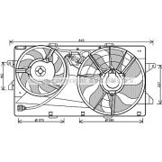 Слика 1 $на Вентилатор за радиатор AVA QUALITY COOLING FD7549