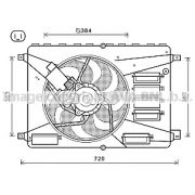 Слика 1 на Вентилатор за радиатор AVA QUALITY COOLING FD7556