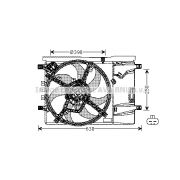 Слика 1 $на Вентилатор за радиатор AVA QUALITY COOLING OL7539