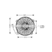 Слика 1 на Вентилатор за радиатор AVA QUALITY COOLING PE7535