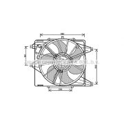 Слика 1 на Вентилатор за радиатор AVA QUALITY COOLING RT7541