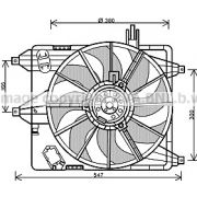 Слика 1 на Вентилатор за радиатор AVA QUALITY COOLING RT7544