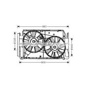 Слика 1 на Вентилатор за радиатор AVA QUALITY COOLING TO7551