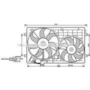 Слика 1 на Вентилатор за радиатор AVA QUALITY COOLING VN7528