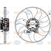 Слика 1 $на Вентилатор за радиатор BEHR HELLA SERVICE 8EW 351 040-071