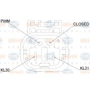 Слика 1 $на Вентилатор за радиатор BEHR HELLA SERVICE PREMIUM LINE 8EW 351 151-091