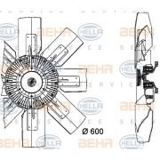 Слика 1 $на Вентилатор за радиатор BEHR HELLA SERVICE PREMIUM LINE 8MV 376 728-511