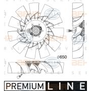 Слика 1 на Вентилатор за радиатор BEHR HELLA SERVICE PREMIUM LINE 8MV 376 911-481