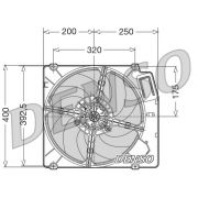 Слика 1 $на Вентилатор за радиатор DENSO DER01003