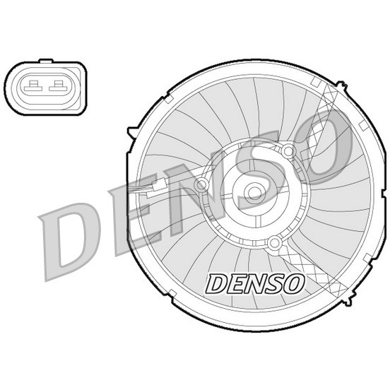 Слика на Вентилатор за радиатор DENSO DER02003 за Audi A6 Avant (4B, C5) 2.4 - 165 коњи бензин