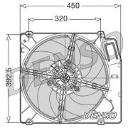 Слика 1 $на Вентилатор за радиатор DENSO DER09028