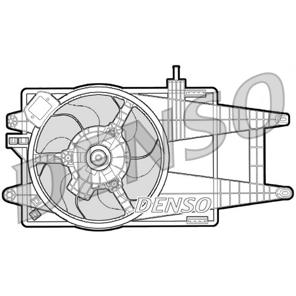 Слика на Вентилатор за радиатор DENSO DER09040 за Fiat Idea 1.2 16V - 80 коњи бензин