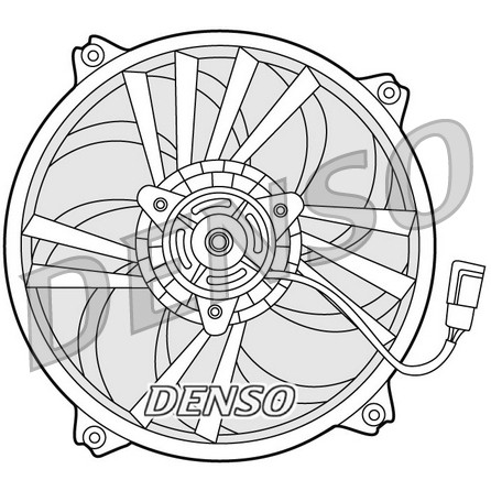 Слика на Вентилатор за радиатор DENSO DER21015