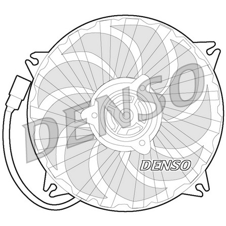 Слика на Вентилатор за радиатор DENSO DER21017 за Citroen Xsara Break N2 1.9 D - 70 коњи дизел