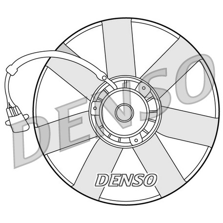 Слика на Вентилатор за радиатор DENSO DER32002