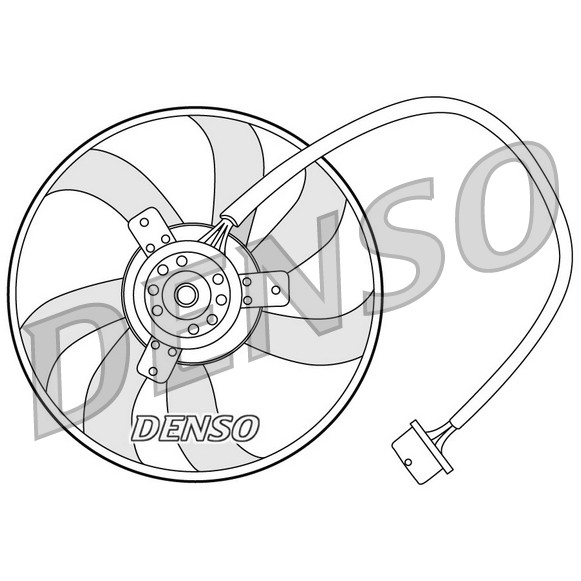 Слика на Вентилатор за радиатор DENSO DER32003 за VW Jetta 4 (1J2) 1.9 TDI - 150 коњи дизел