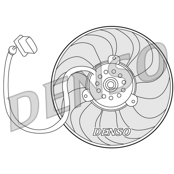 Слика на Вентилатор за радиатор DENSO DER32004 за VW Jetta 4 (1J2) 1.9 TDI - 150 коњи дизел