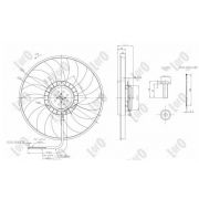 Слика 3 на Вентилатор за радиатор DEPO-LORO 003-014-0003