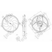 Слика 2 на Вентилатор за радиатор DEPO-LORO 009-014-0001