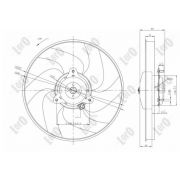 Слика 4 на Вентилатор за радиатор DEPO-LORO 009-014-0008