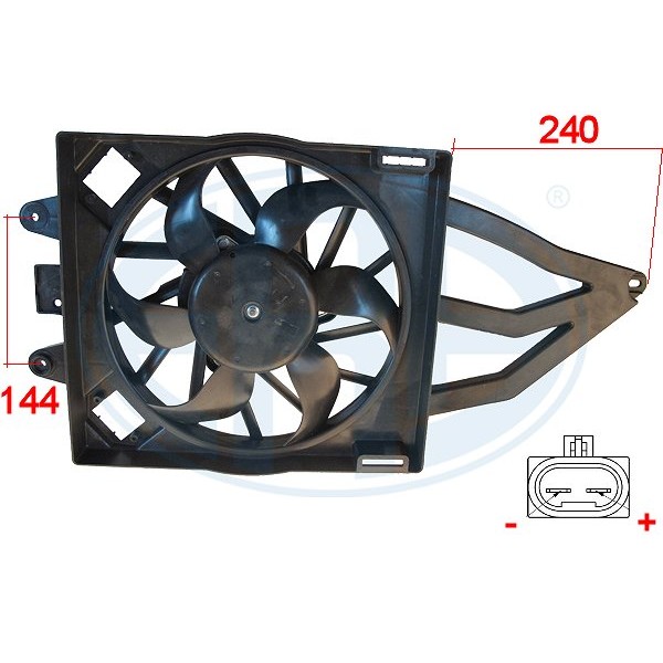 Слика на Вентилатор за радиатор ERA 352007