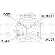 Слика 1 $на Вентилатор за радиатор HELLA BEHR  SERVICE  PREMIUM LINE 8EW 351 151-081