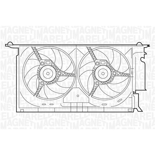 Слика на Вентилатор за радиатор MAGNETI MARELLI 069422289010