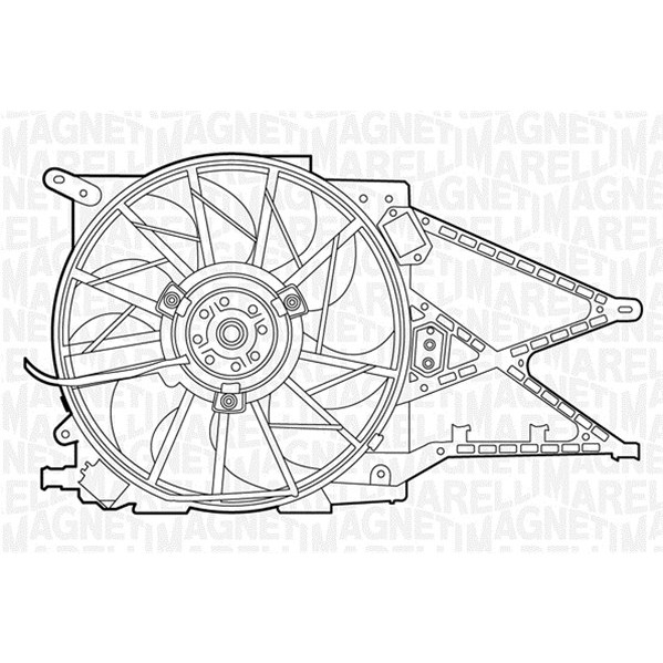 Слика на Вентилатор за радиатор MAGNETI MARELLI 069422433010