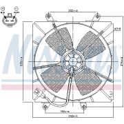 Слика 1 на Вентилатор за радиатор NISSENS 85000