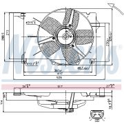 Слика 1 на Вентилатор за радиатор NISSENS 85005