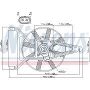 Слика 1 $на Вентилатор за радиатор NISSENS 85041