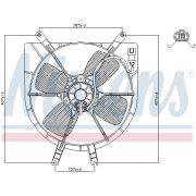 Слика 1 на Вентилатор за радиатор NISSENS 85043