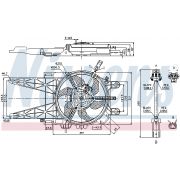 Слика 1 $на Вентилатор за радиатор NISSENS 85051