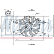 Слика 1 $на Вентилатор за радиатор NISSENS 85105