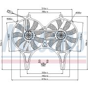 Слика 1 $на Вентилатор за радиатор NISSENS 85149