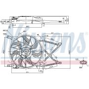 Слика 1 $на Вентилатор за радиатор NISSENS 85154