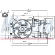 Слика 1 $на Вентилатор за радиатор NISSENS 85163