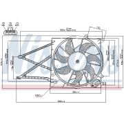 Слика 1 $на Вентилатор за радиатор NISSENS 85176